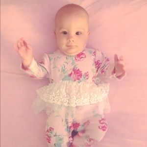 Ballerina Rose Footie Pajamas with Tutu